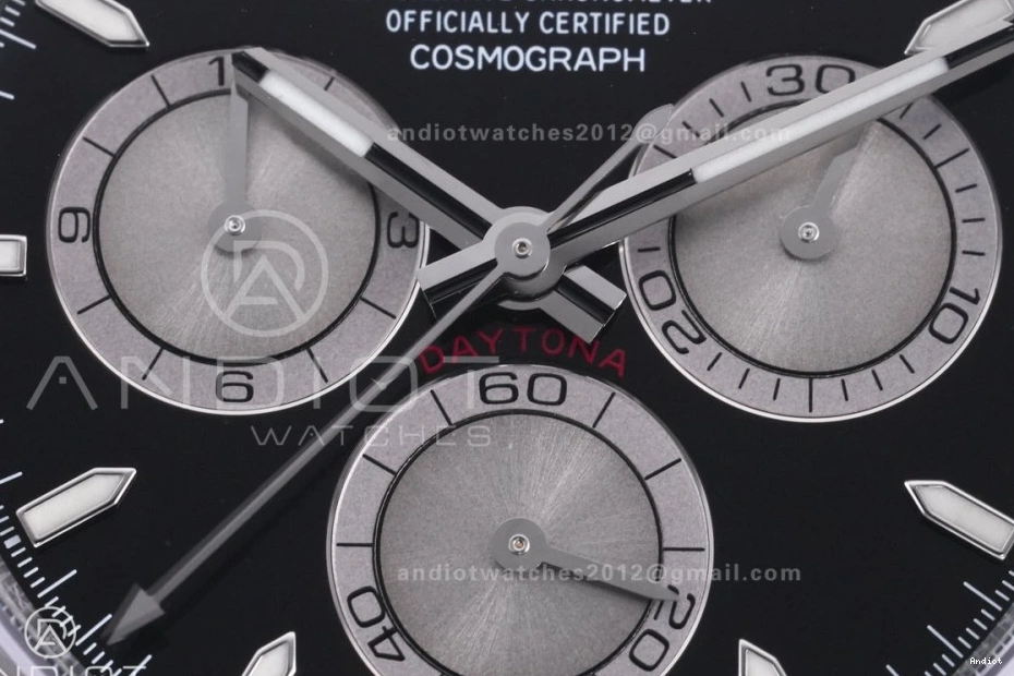 Silver VSF Black Edition 1:1 Weight Oyster 126509 Bracelet Daytona Dial On Gain DD4131 Sub-dial V3 Best 1129